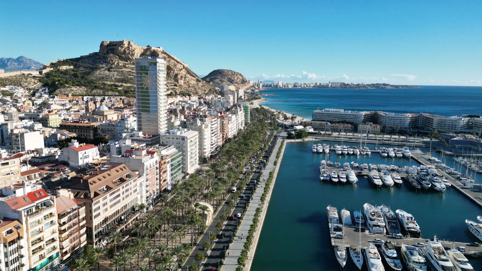 Vista aérea de la Costa Blanca